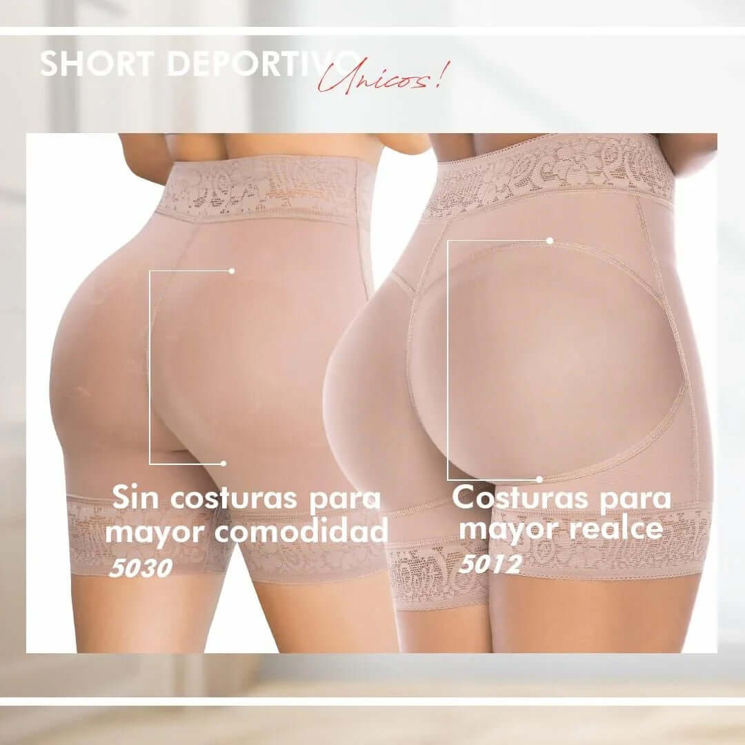 5030 Seamless Short Fajas Melibelt