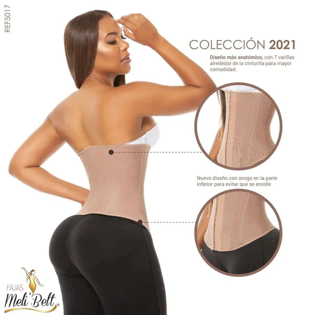 5017 Powernet Waist Trainer - Firm Compression for a Sculpted Waist